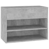 Kenkien säilytyspenkki betoninharmaa 60x30x45 cm tekninen puu