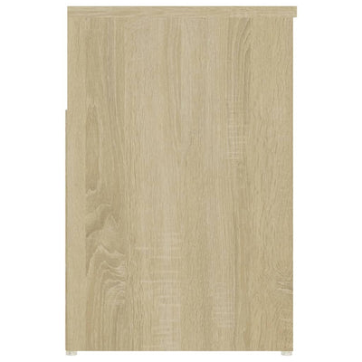 Kenkien säilytyspenkki Sonoma-tammi 80x30x45 cm tekninen puu
