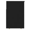 Kenkien säilytyspenkki musta 105x30x45 cm tekninen puu