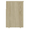 Kenkien säilytyspenkki Sonoma-tammi 105x30x45 cm tekninen puu