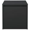 Musta säilytyslaatikko Olgun 40,5x40x40cm (puinen)