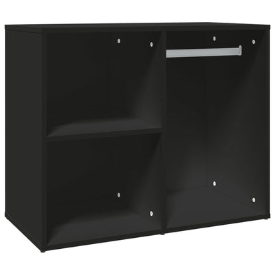 Kosmetiikkakaappi musta 80x40x65 cm tekninen puu
