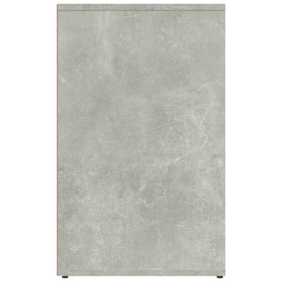 Kosmetiikkakaappi betoninharmaa 80x40x65 cm tekninen puu