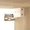 Peilikaappi LED-valoilla Sonoma-tammi 70x16,5x60 cm
