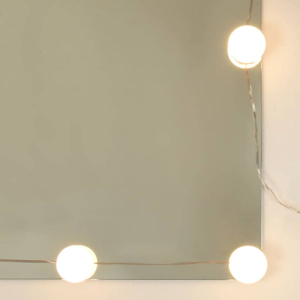 Peilikaappi LED-valoilla Sonoma-tammi 70x16,5x60 cm