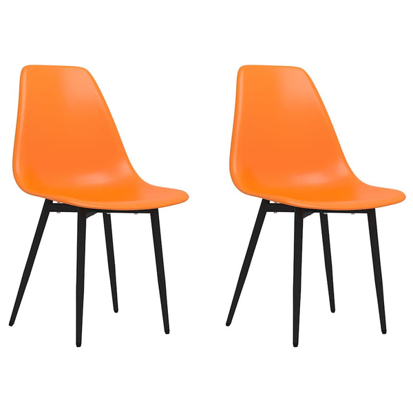 Ruokatuolit 2 kpl oranssi PP