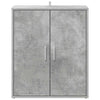 Betoninharmaa kenkäkaappi Tibor 60x35x70cm (puinen)