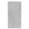 Kenkäkaappi betoninharmaa 60x35x70 cm tekninen puu