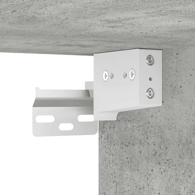 Betoninharmaa kenkäkaappi Tibor 60x35x70cm (puinen)