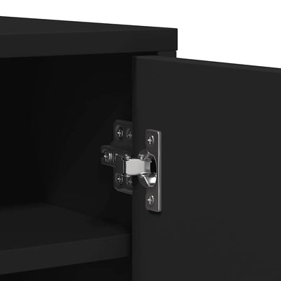 Musta kenkäkaappi Tibor 60x35x92cm (puinen)