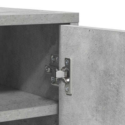 Betoninharmaa kenkäkaappi Tibor 60x35x92cm (puinen)