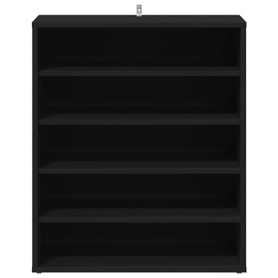 Musta kenkäkaappi Tibor 60x35x70cm (puinen)