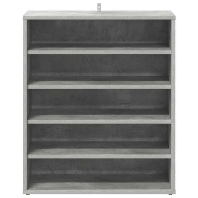 Betoninharmaa kenkäkaappi Tibor 60x35x70cm (puinen)