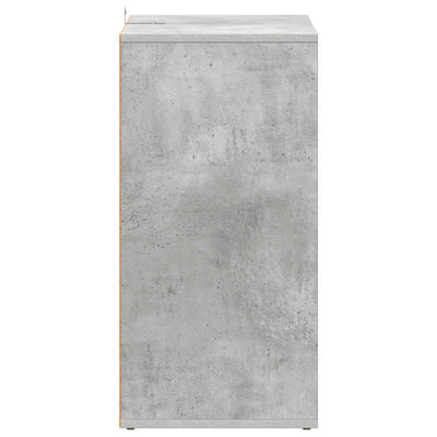 Betoninharmaa kenkäkaappi Tibor 60x35x70cm (puinen)