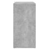 Kenkäkaappi betoninharmaa 60x35x70 cm tekninen puu