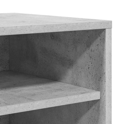 Betoninharmaa kenkäkaappi Tibor 60x35x70cm (puinen)