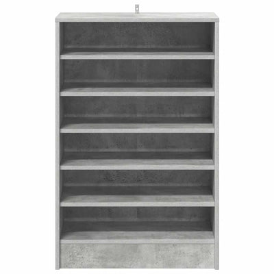 Betoninharmaa kenkäkaappi Tibor 60x35x92cm (puinen)