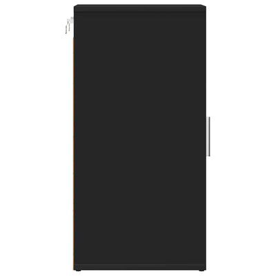 Musta kenkäkaappi Tibor 32x35x70cm (puinen)