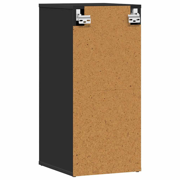 Kenkäkaapit 2 kpl musta 32x35x70 cm lastulevy