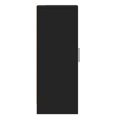 Musta kenkäkaappi Tibor 32x35x92cm (puinen)