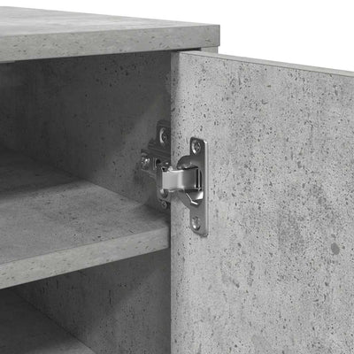 Betoninharmaa kenkäkaappi Tibor 32x35x92cm (puinen)