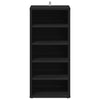 Musta kenkäkaappi Tibor 31,5x35x70cm (lastulevy)