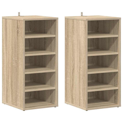 Sonoma-tammi kenkäkaapit Tibor 31,5x35x70cm (2 kpl, puinen)
