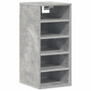 Betoninharmaa kenkäkaappi Tibor 31,5x35x70cm (puinen)