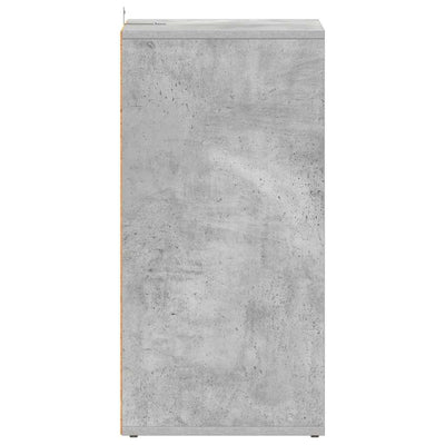 Betoninharmaa kenkäkaappi Tibor 31,5x35x70cm (puinen)