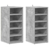Betoninharmaa kenkäkaapit Tibor 31,5x35x70cm (2 kpl puinen)