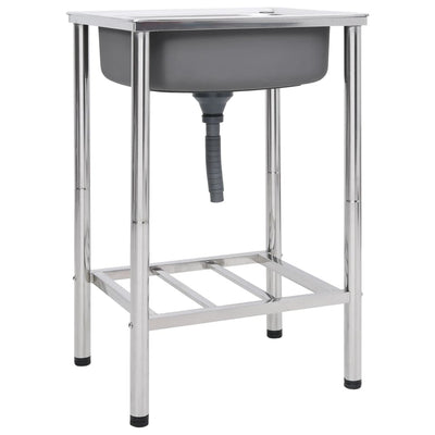 Ruostumaton teräs leirintäalueen pesuallas Alexandry