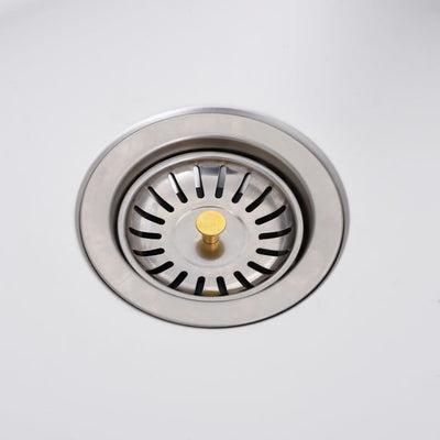 Ruostumaton teräs leirintäalueen pesuallas Alexandry (hanalla)