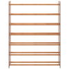 Kenkäteline ruskea 90x24x117 cm tekninen puu