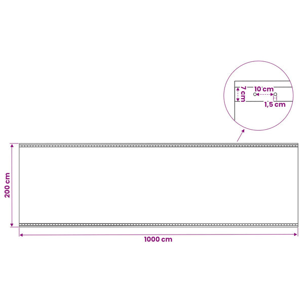 Leno suojapeite 2 kpl 260 g/m² 3x10 m valkoinen