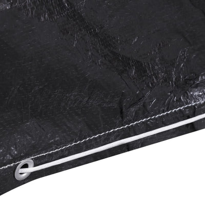 Puutarhakalusteiden suojat Alvie 250x250x90cm (2kpl l-muoto 12rengasta)