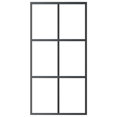 Liukuovi asennustarvikkeilla Grigorina 102x205cm (esg lasi ja alumiini)