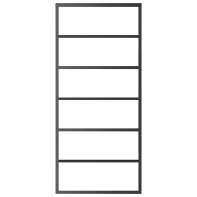 Liukuovi asennustarvikkeilla Grigorina 90x205cm (esg lasi ja alumiini)