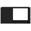 TV-taso musta 60x24x32 cm lastulevy