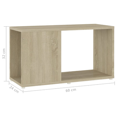TV-taso Sonoma-tammi 60x24x32 cm lastulevy