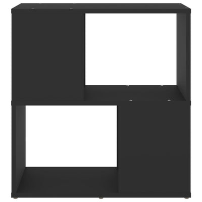 Kirjahylly musta 60x24x63 cm tekninen puu