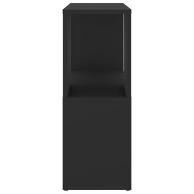 Kirjahylly musta 60x24x63 cm tekninen puu
