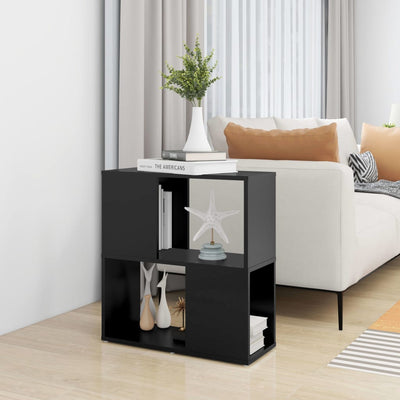 Kirjahylly musta 60x24x63 cm tekninen puu