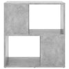 Kirjahylly betoninharmaa 60x24x63 cm lastulevy