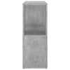 Kirjahylly betoninharmaa 60x24x63 cm lastulevy