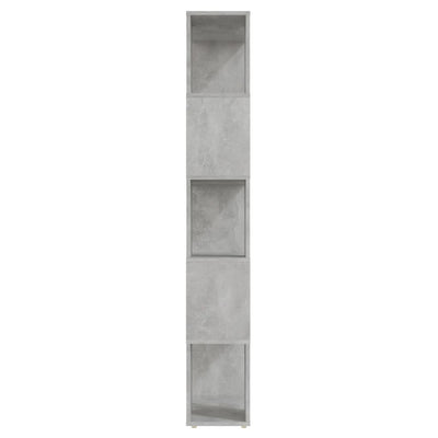 Kirjahylly/tilanjakaja betoninharmaa 60x24x155 cm