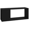 TV-taso musta 80x24x32 cm tekninen puu