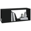 TV-taso musta 80x24x32 cm tekninen puu
