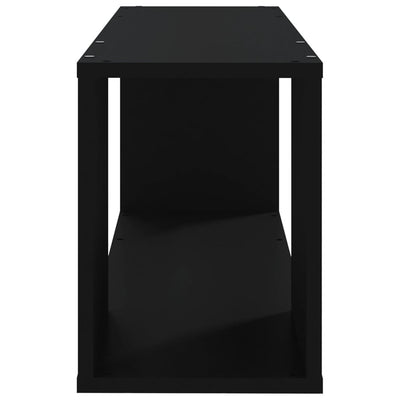 TV-taso musta 80x24x32 cm tekninen puu