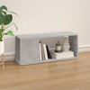TV-taso betoninharmaa 80x24x32 cm lastulevy