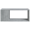 TV-taso betoninharmaa 80x24x32 cm lastulevy